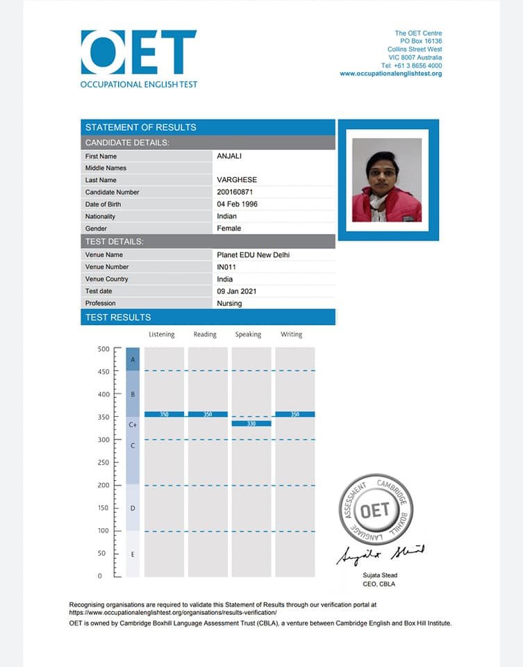 Buy Genuine OET certificate online 2 Buy Genuine OET certificate online